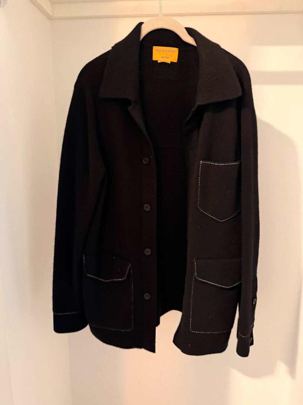 Guest in Residence 100% Cashmere Black Jacket Cardigan -XS